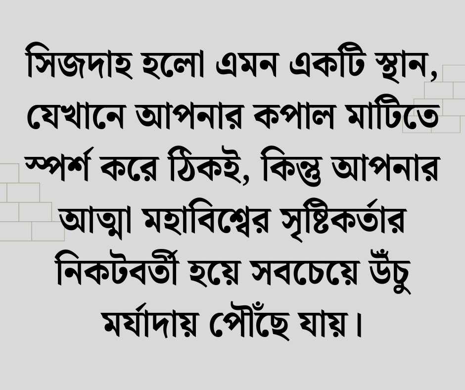নামাজ নিয়ে উক্তি