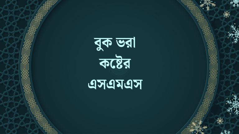 বুক ভরা কষ্টের এসএমএস