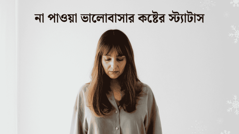 না পাওয়া ভালোবাসার কষ্টের স্ট্যাটাস