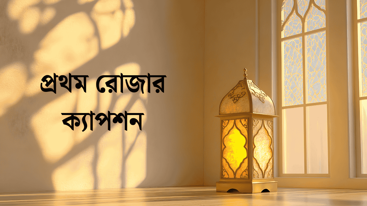 প্রথম রোজার ক্যাপশন