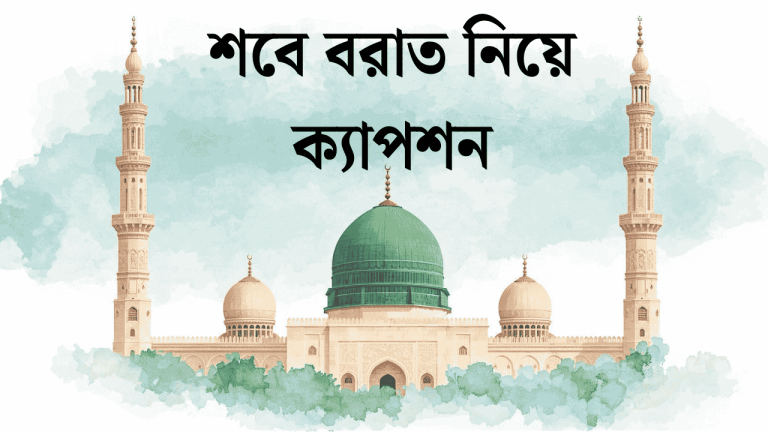 শবে বরাত নিয়ে ক্যাপশন