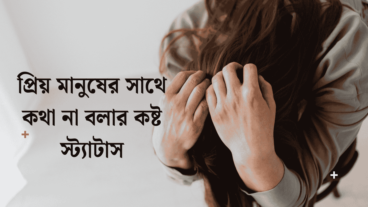 প্রিয় মানুষের সাথে কথা না বলার কষ্ট স্ট্যাটাস