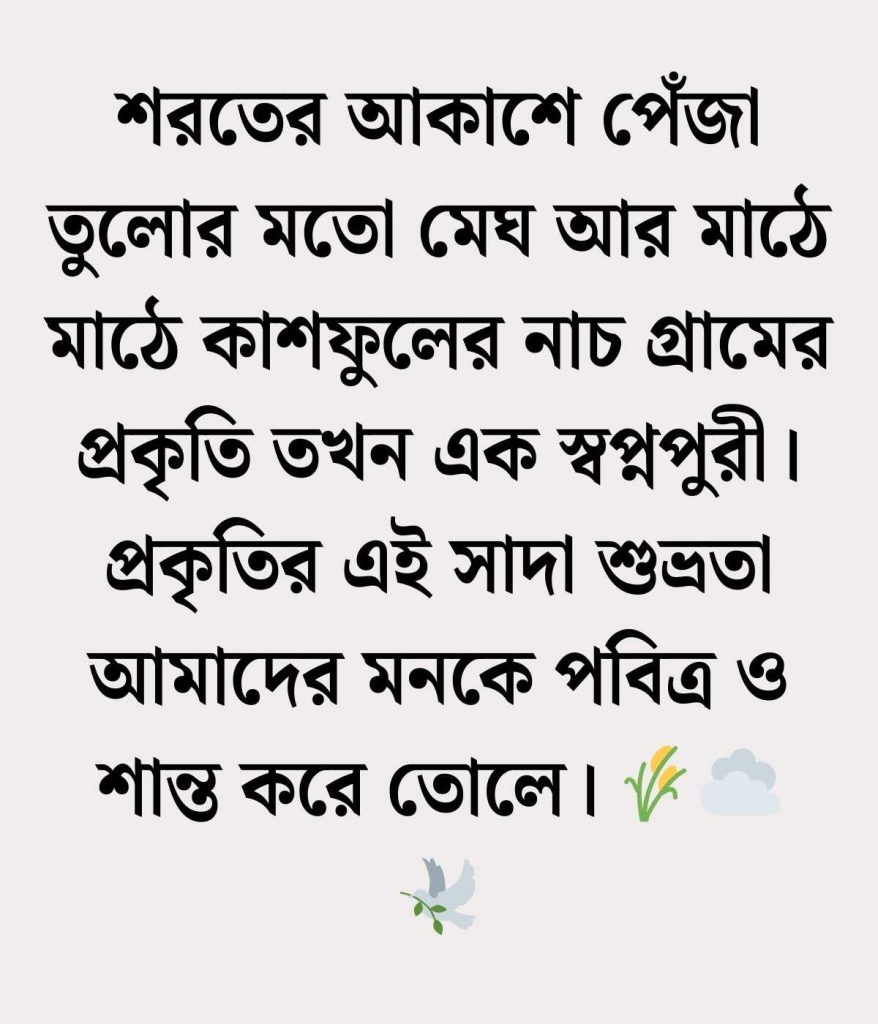 গ্রামের সবুজ প্রকৃতি নিয়ে ক্যাপশন