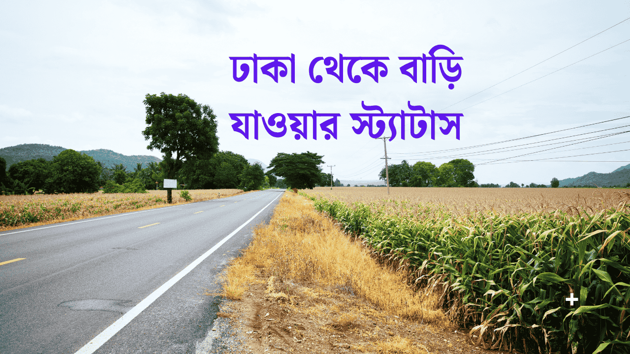 ঢাকা থেকে বাড়ি যাওয়ার স্ট্যাটাস