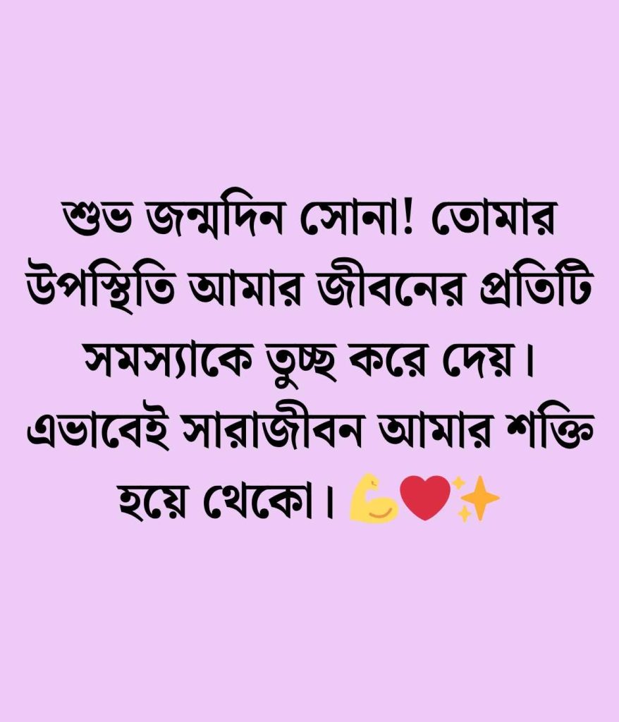 BF Birthday Wish Bangla