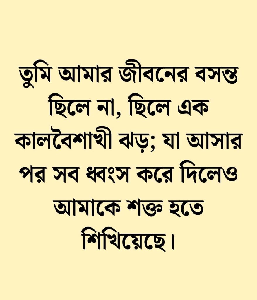 Ex কে নিয়ে ক্যাপশন Attitude