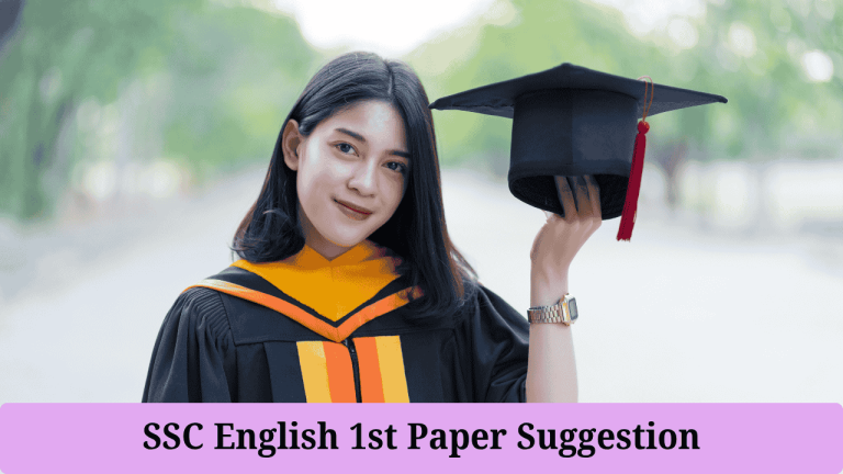 SSC English 1st Paper Suggestion 2026